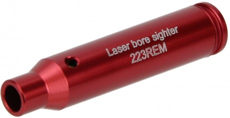 .223 REM Red Laser Bore Sighter/Red/Aluminum