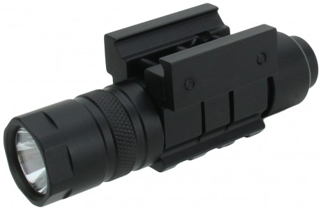 150 Lumen Rifle/Shotgun Flashlight With Pressure Switch & Picatinny/Weaver Rail
