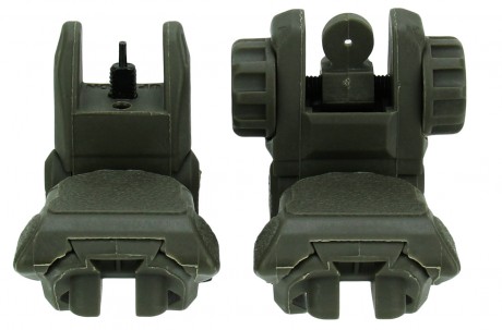 Same Plane/Polymer Pop-Up Sights/OD Green