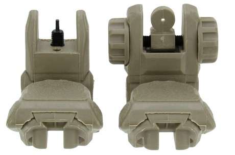 Same Plane/Polymer Pop-Up Sights/Tan