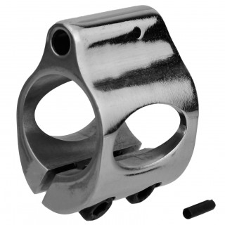 .750 Clamp On Low Profile Gas Block Stainless Steel
