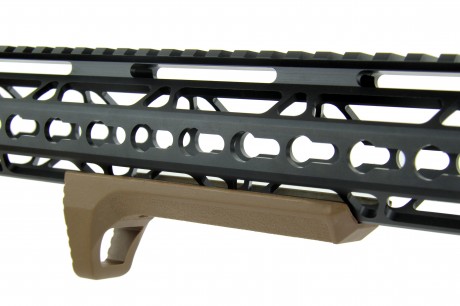 KeyMod Curved Fore Grip Hand Stop/Tan