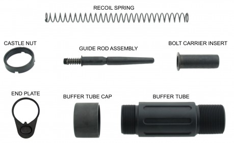 3.5" Short Buffer Tube System (Standard End Plate)