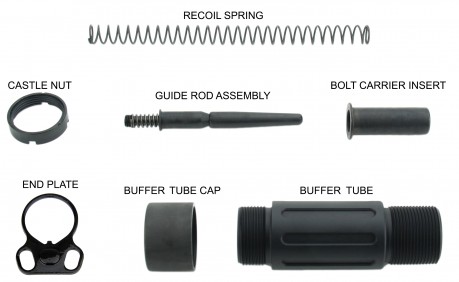 3.5" Short Buffer Tube System (Dual Loop End Plate)