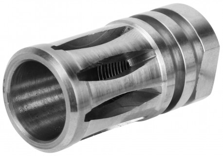 5/8"x24 Thread Bird Cage Muzzle Brake/Stainless Steel (.308)