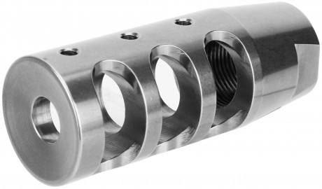 5/8x24 (.308) Stainless Steel Compact Compensator<br></br> (USA Made)