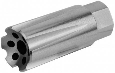 1/2X28 (5.56) Linear Compensator Sound & Concussion Forwarder/ Stainless Steel (USA Made)