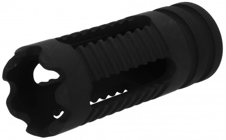 Saiga 12G & VEPR12 M22 x 0.75 RH Thread Shotgun Muzzle Brake/Steel