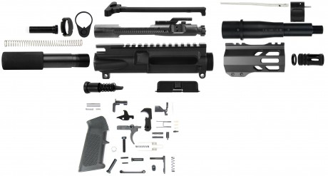 5" 5.56 NATO PISTOL KIT W/ STANDARD PISTOL BUFFER TUBE KIT