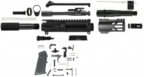 5" 7.62 X 39 PISTOL KIT W/ STANDARD PISTOL BUFFER TUBE KIT
