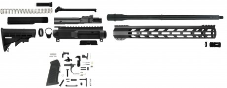 9MM Unassembled 16" Rifle Kit w/LPK