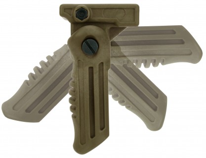 4 POS. Foldable Foregrip/Tan