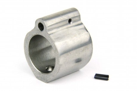 .875 Micro Low Pro. Gas Block / Stainless Steel