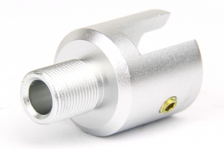 Ruger 10/22 1/2"X28 Thread Adapter/Aluminum/Silver