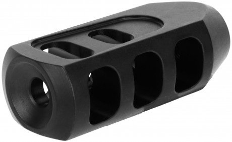 1/2x28 (5.56) Tanker Muzzle Brake, Nitride <br></br> (USA Made)