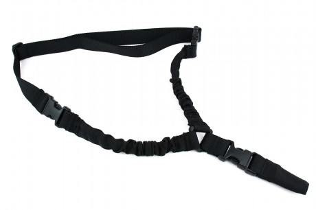 One Point Bungee Rifle Sling/Blk
