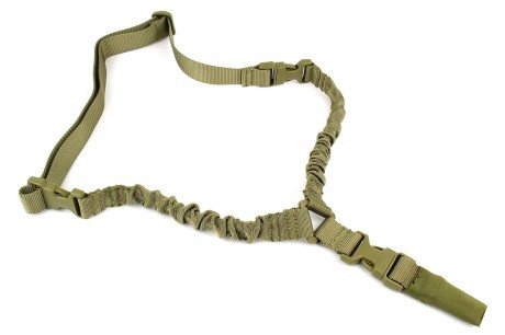 One Point Bungee Rifle Sling/Tan