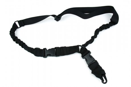 2 To 1 Point Double Bungee Rifle Sling/Blk