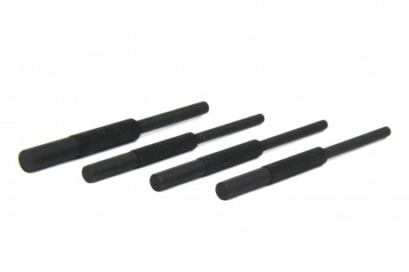 4-Piece Hardened Steel, Roll Pin Starter Punch Set